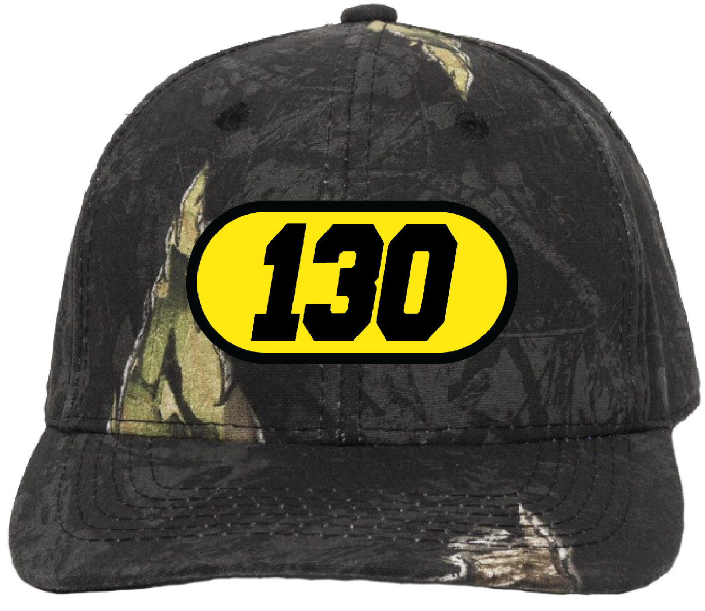 Black Camo Hat